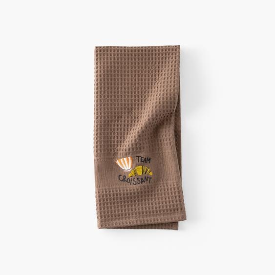 Torchon coton nid dabeille Tcafé tabac