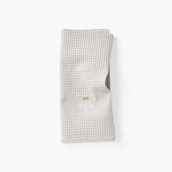 Torchon coton nid dabeille Veillée perle
