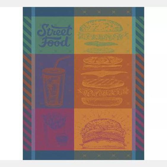 Torchon pur coton Street food usa gourmand
