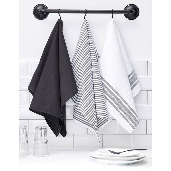 Torchons De Cuisine Assortis - Lot De 3 -
