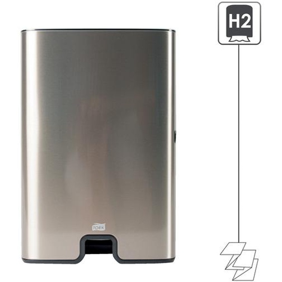 TORK Distributeur essuie-mains enchevêtrés Tork H2 inox