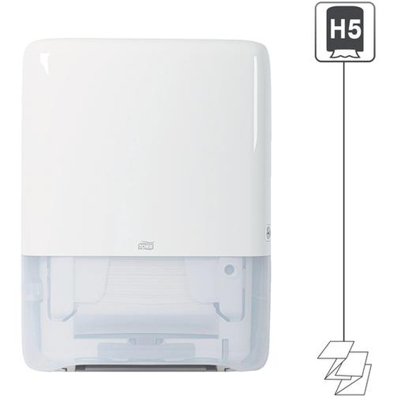 TORK Distributeur essuie-mains enchevêtrés Tork PeakServe Mini H5 plastique