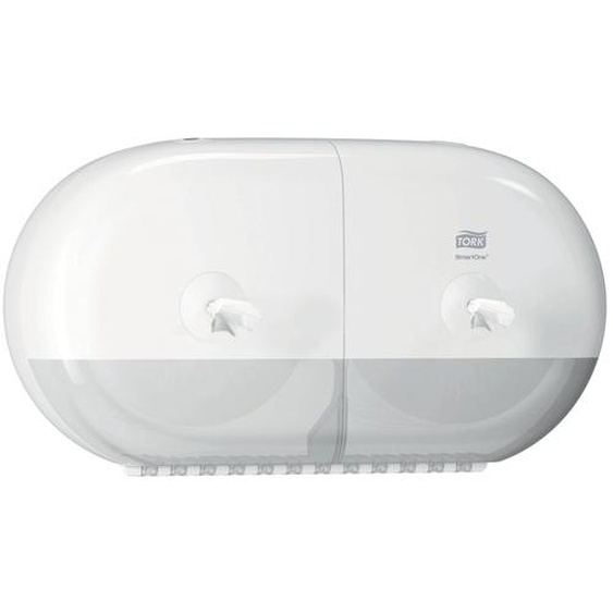 TORK Distributeur papier toilette Tork SmartOne double mini pour rouleaux