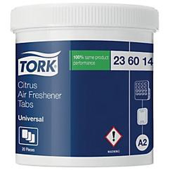 TORK Pastilles désodorisantes Tork agrumes, boîte de 20