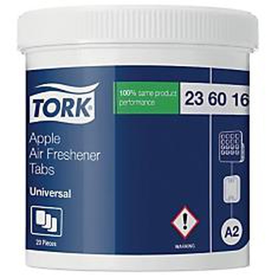 TORK Pastilles désodorisantes Tork pomme, boîte de 20