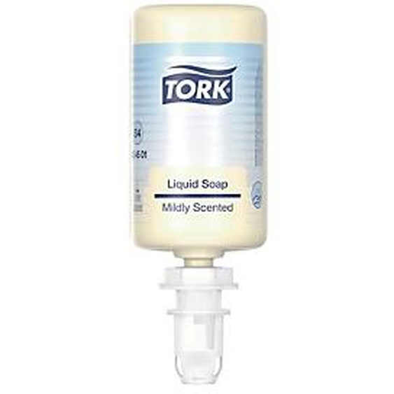 TORK Savon liquide doux Tork Premium S4 1 L, lot de 6 cartouches