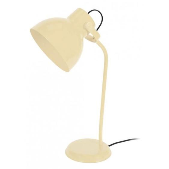 TOSEL Lampe de bureau 1 lumières - luminaire intérieur - acier crème - Style industriel - H42cm L16cm P23cm