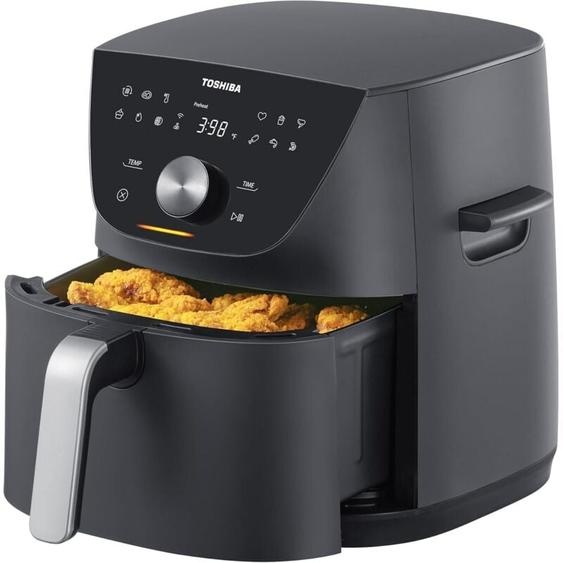 Toshiba - Friteuse sans huile Air fryer Capacité 7,4L - 12 menus prédéfinis et fonction - 1850W