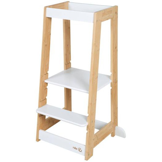Tour Dapprentissage Évolutive En Bambou Fsc® Blanc - Naturel
