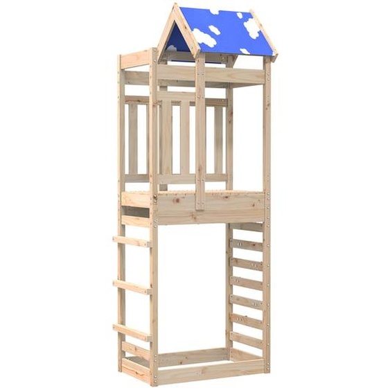 Tour de jeu Marron 85 x 52,5 x 239 cm Pin massif