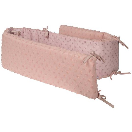 Tour De Lit Bébé Déhoussable En Coton Bio Lil Planet Rose Pastel