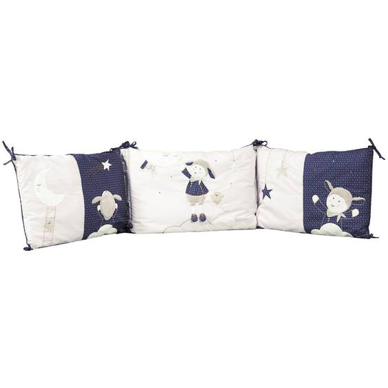 Tour De Lit Bébé Déhoussable En Coton Blanc