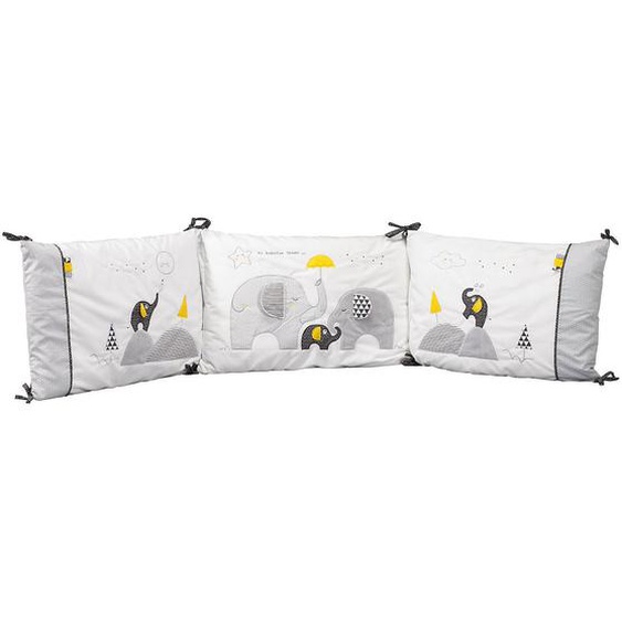 Tour De Lit Bébé Déhoussable En Coton Blanc