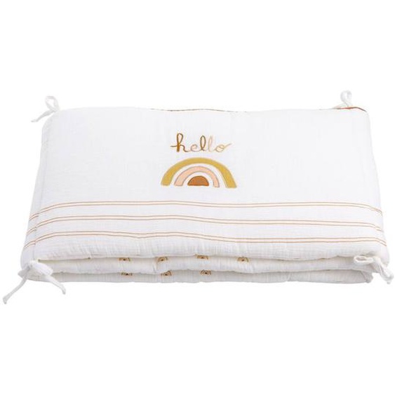 Tour De Lit Bébé En Coton Blanc