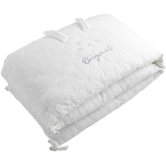 Tour De Lit Bébé En Coton Blanc