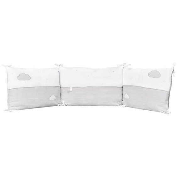 Tour De Lit Bébé En Coton Gris