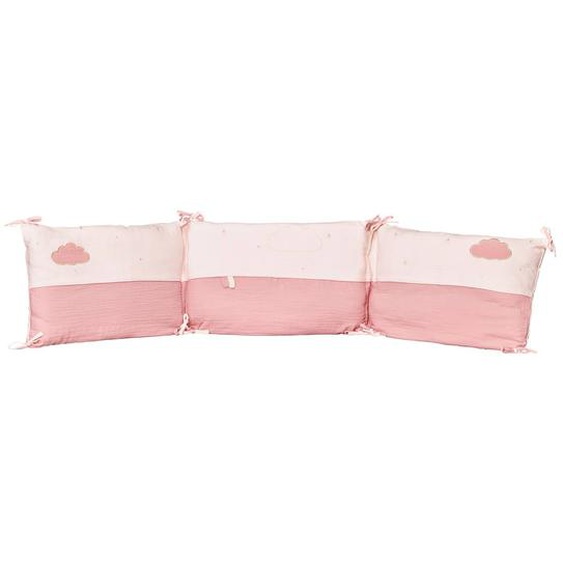 Tour De Lit Bébé En Coton Rose