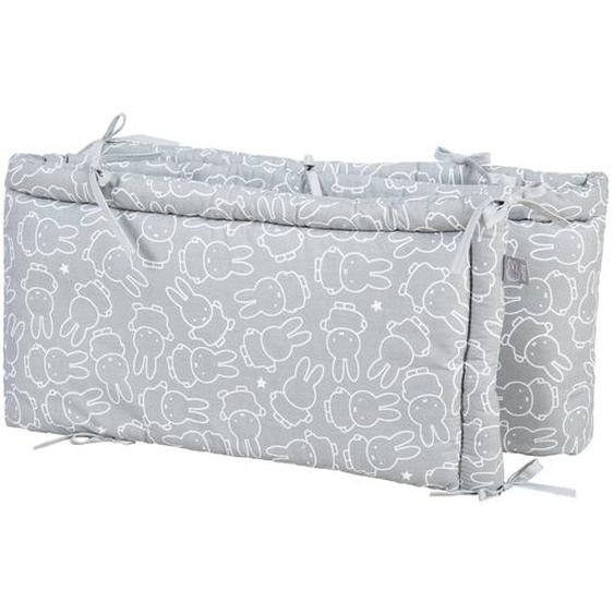 Tour De Lit Bébé Respirant Imprimé Lapin Miffy® - Gris