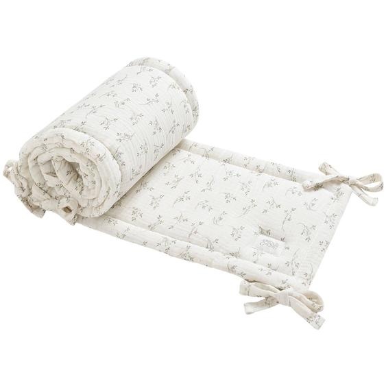 Tour De Lit Cododo Olive Bloom (180 Cm) Ecru, Vert