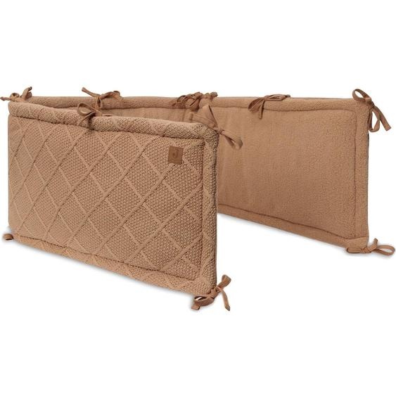Tour De Lit Cosy Knit Biscuit (pour Lits 60 X 120 Ou 70 X 140 Cm) Marron