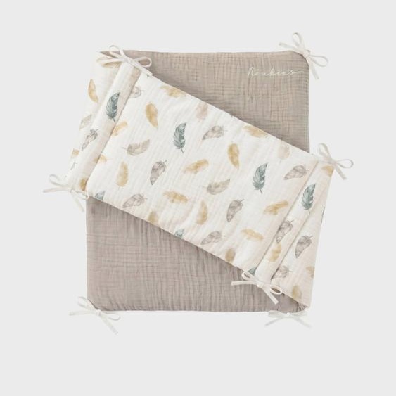 Tour De Lit Coton Bio Beige