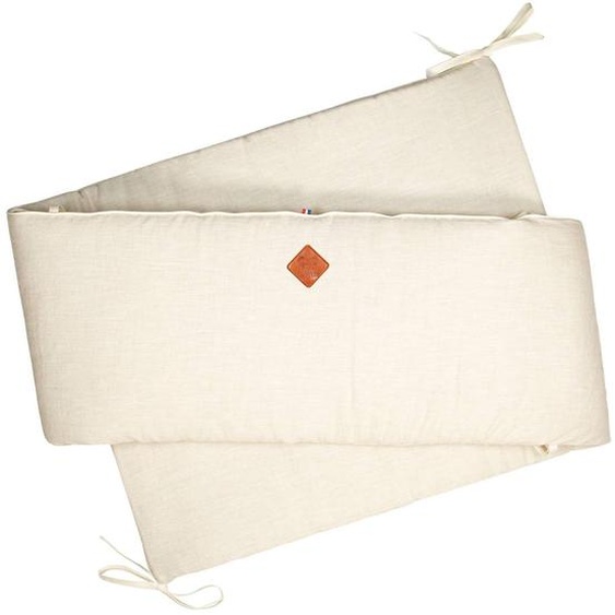 Tour De Lit Déhoussable Et Universel En Lin Beige