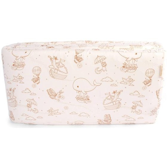 Tour De Lit Dreamy Adventurers Blanc, Ocre