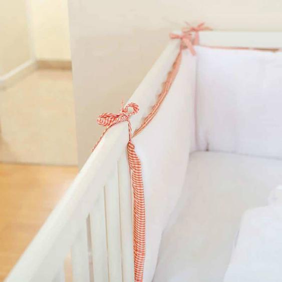 Tour De Lit En Coton Bio Blanc