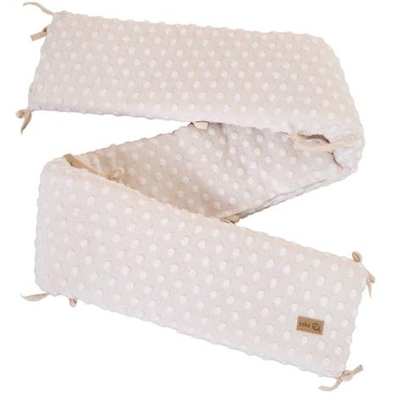 Tour De Lit En Coton Bio Frosty Almond Beige Amande