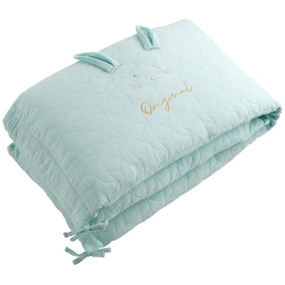Tour De Lit En Coton - Original Bleu Ciel