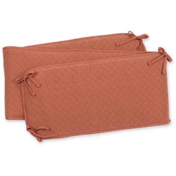Tour De Lit Et Parc - Pady Quilted Jersey Brick
