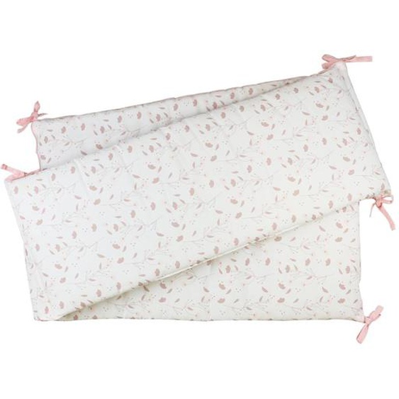 Tour De Lit Floral Blanc