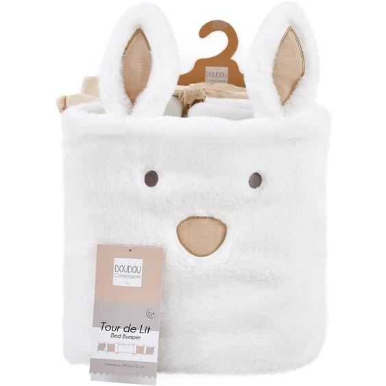 Tour De Lit Happy Wild Beige, Blanc
