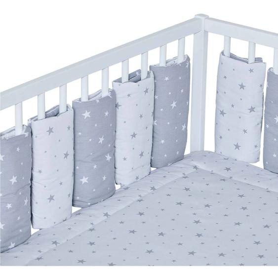 Tour De Lit Modulable Et Réversible Stella Stella, Imprimé Étoiles Blanc,