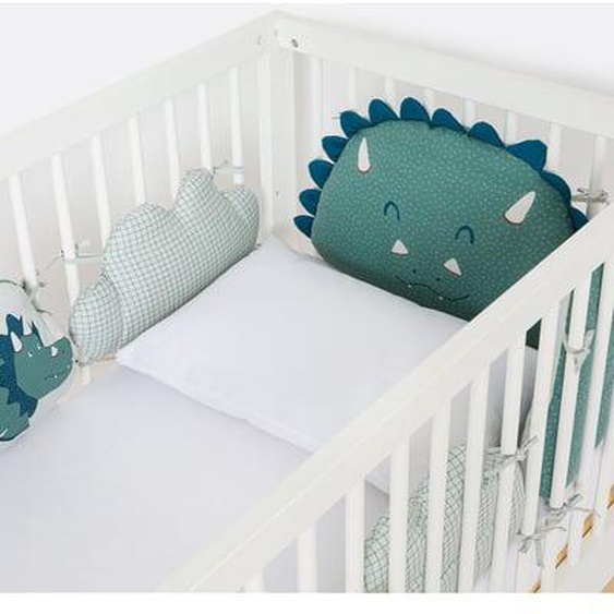 Tour de lit modulable percale, Little Dino
