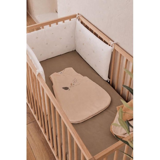 Tour De Lit Mousseline De Coton Bio Blanc