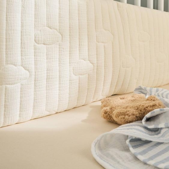 Tour de lit / pare-chocs DANS LES NUAGES écru