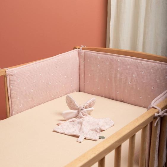 Tour De Lit Promenade Bucolique Rose Clair