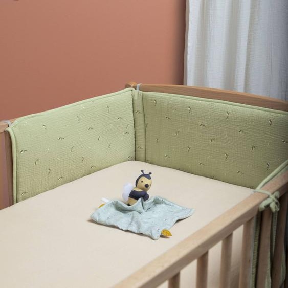 Tour De Lit Promenade Bucolique Vert Clair