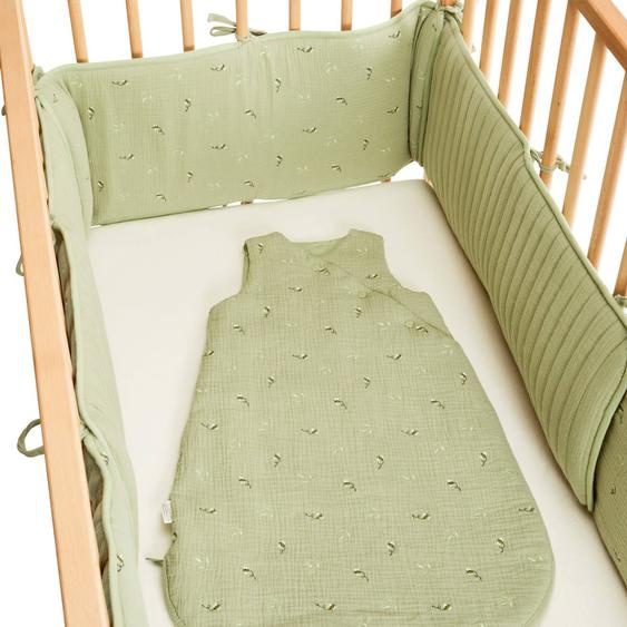 Tour De Lit / Protège Barreaux Modulable Promenade Bucolique Vert