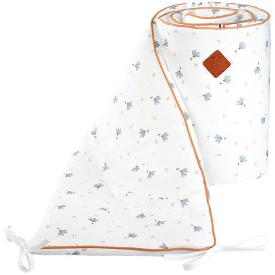 Tour De Lit Universel En Gaze De Coton Bleuet Imprimé Floral