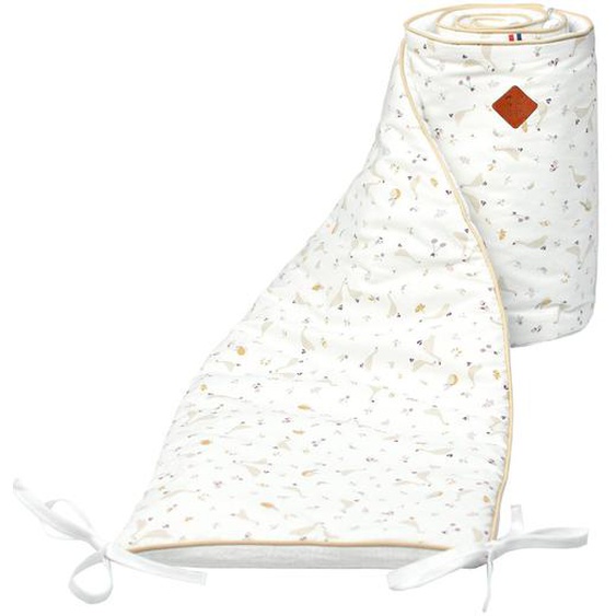 Tour De Lit Universel En Gaze De Coton Sidonia Sidonia, Beige, Écru, Blanc