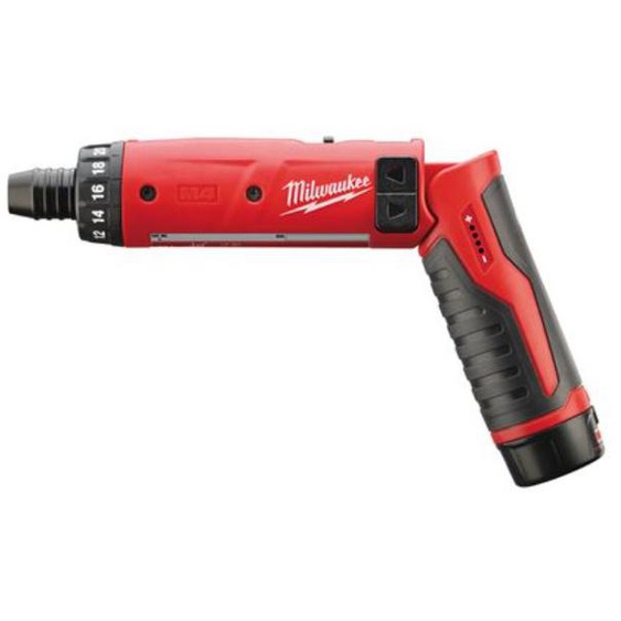 Tournevis 4V M4 D-202B 5Nm + 2 batteries 2,0Ah + chargeur - MILWAUKEE TOOL - 4933440475
