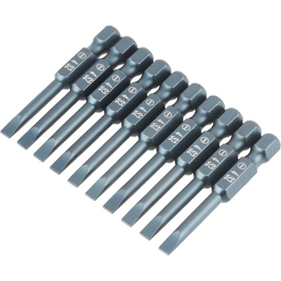 Tournevis à fente, Tournevis magnétique à fente, Tournevis à fente 50mm, Embout de Tournevis, Embout de Tournevis 50mm