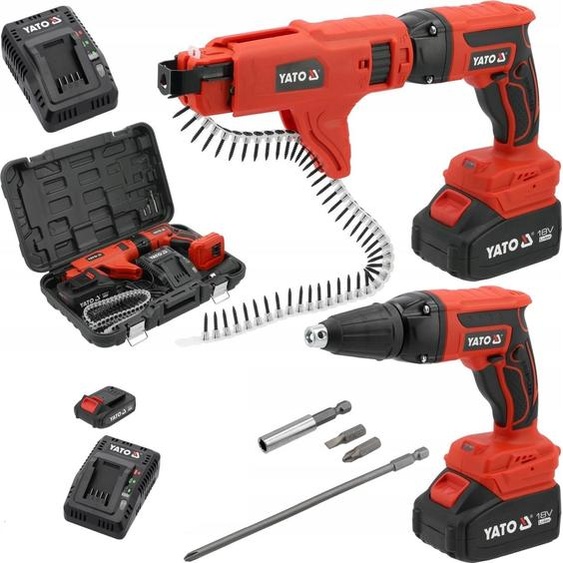 Tournevis sans fil à chargeur 18V (1 batterie 4Ah)