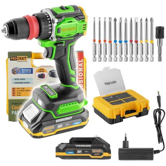 Tournevis sans fil Procraft PA18ProDFR2 + jeu dembouts