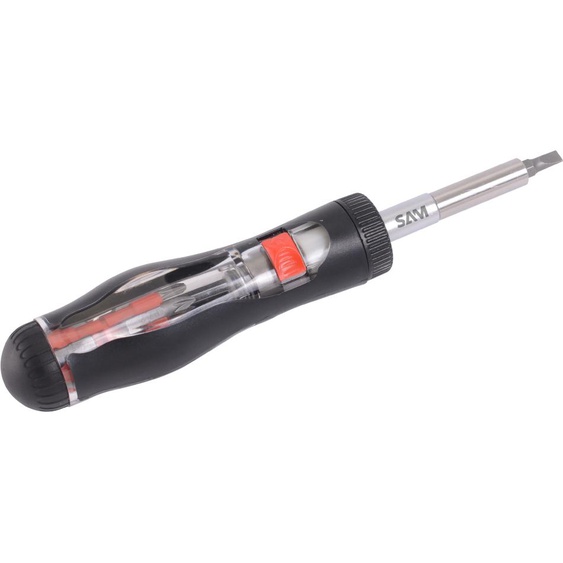 Tournevis télescopique à cliquet avec porte-embouts magnétique - SAM OUTILLAGE - T-PE
