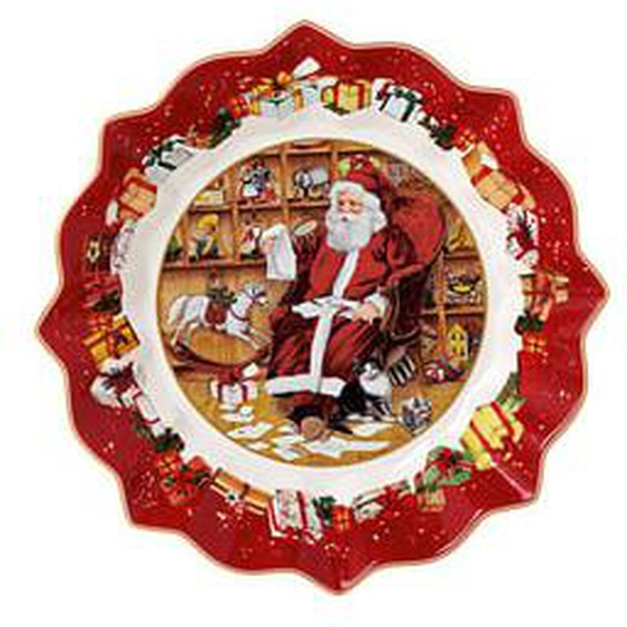 Toys Fantasy Cpe s. pied, Père Noël lit liste cadeaux