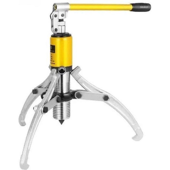 Tracteur hydraulique à engrenages pour garage, de couleur jaune, 15 tonnes, en métal, à usage professionnel