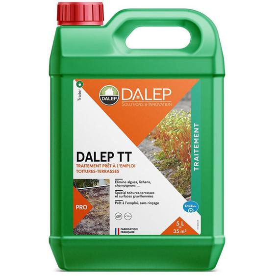 Traitement toitures-terrasses Dalep TT bidon de 20L prêt à lemploi convient sur tous types d’étanchéité